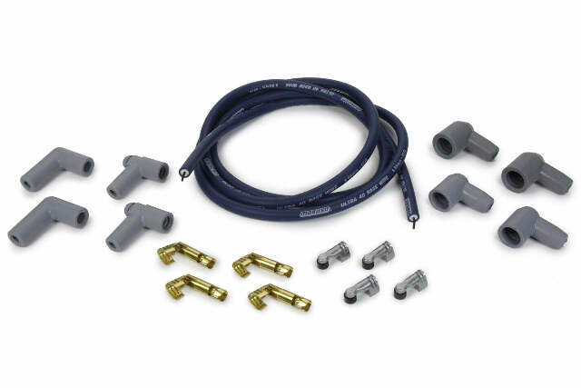 Moroso 73237 Ultra 40 Blue Universal Coil Wire Kit (Unsleeved, 72, 90? Boots)