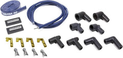 Moroso 73240 Ultra 40 Blue Universal Coil Wire Kit (Sleeved, 48, 90? Boots)