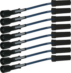 Moroso 73537 Ultra 40 Blue Custom Wire Set (Sleeved, GM LS Series, COP, Medium, Straight)