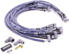 Moroso 73602 Ultra 40 Blue Custom Wire Set (Sleeved, SBC, Over VC/HEI, 90? Boots)