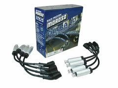 Moroso 73704 Ultra 40 Black Custom Wire Set (Unsleeved, GM LS Series, COP Boots, Long)