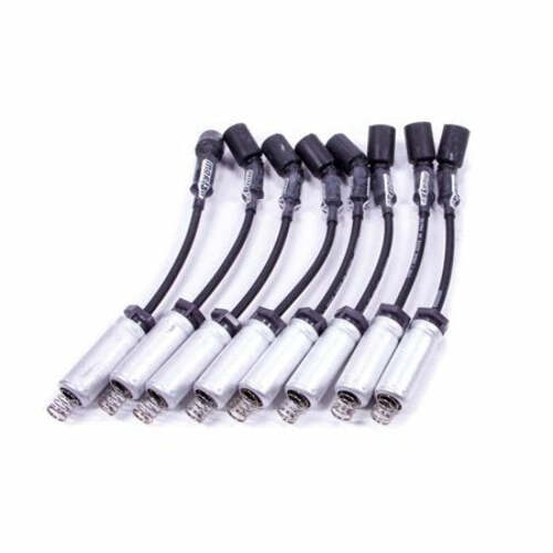 Moroso 73705 Ultra 40 Black Custom Wire Set (Unsleeved, GM LS Series, COP Boots, Medium)