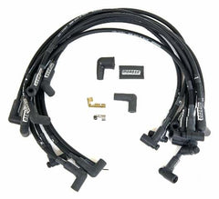 Moroso 73707 Ultra 40 Black Custom Wire Set (Unsleeved, SBC, Over VC/HEI)
