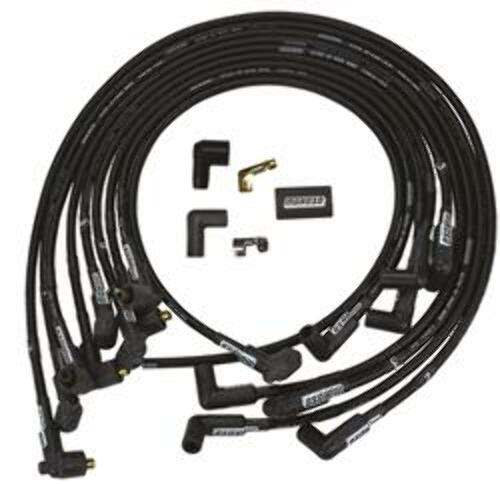 Moroso 73708 Ultra 40 Black Custom Wire Set (Unsleeved, SBC, Under Header/Non-HEI)