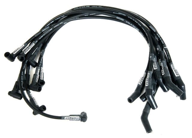 Moroso 73718 Ultra 40 Black Custom Wire Set (Unsleeved, Ford 289-302, HEI)