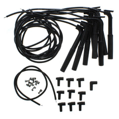 Moroso 73805 Ultra 40 Black Universal Wire Set (9 HEMI Insulators-HEI Boots/Terminals)
