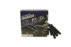 Moroso 73839 Ultra 40 Black Universal Wire Set (Unsleeved, 5 Straight Boot)