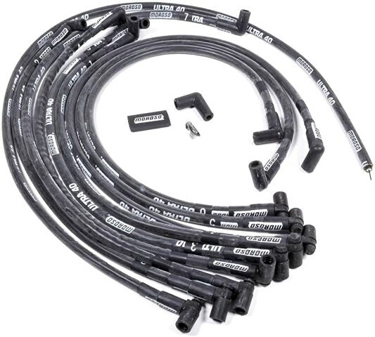 Moroso 73842 Wire Set, Ultra 40,Sleeved, Sbc