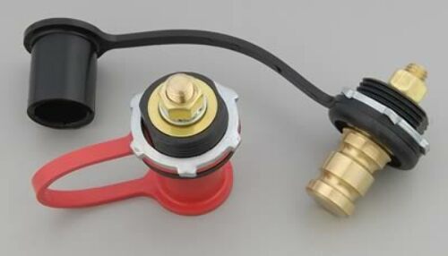 Moroso 74140 Universal Battery Jumper Terminal (6-36V DC, 2pk, Color-Coded Caps)