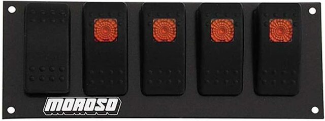 Moroso 74186 Switch Panel, Rocker