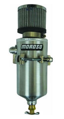 Moroso 85459 Aluminum Remote Breather Tank (10 AN Male)