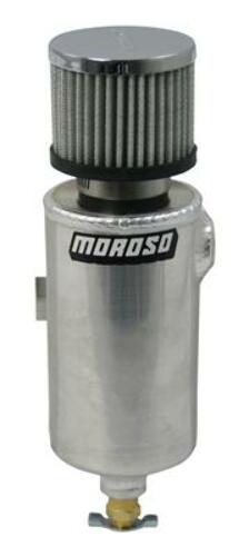 Moroso 85463 Aluminum Remote Breather Tank (1/2 NPT Roll Bar Mount)