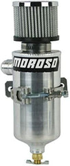 Moroso 85465 Non-Hooded Clamp-On Style Remote Vacuum Pump Breather Tank