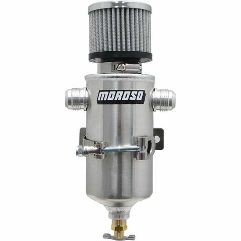 Moroso 85469 Vacuum Pump Breather Tank (-12AN Male, 2pk)