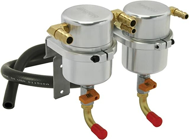 Moroso 85484 Large Body Air-Oil Separator Kit (06-07 Subaru WRX, 04-07 STI)