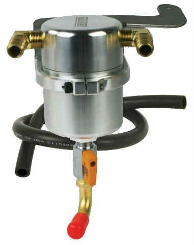 Moroso 85491 Large Body Air-Oil Separator Kit (11-14 Ford Mustang GT Roush Supercharger)
