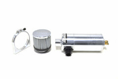 Moroso 85500 Aluminum Vacuum Pump Breather Tank (Non-Hooded, Clamp-On, Filtered Breather)