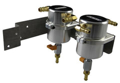 Moroso 85510 Twin Large Body Air-Oil Separator (08-14 Subaru STI Top Mount Intercooler)