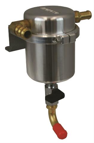 Moroso 85519 Large Body Air-Oil Separator (10-14 Volkswagen Golf/Jetta, 2.0 T)