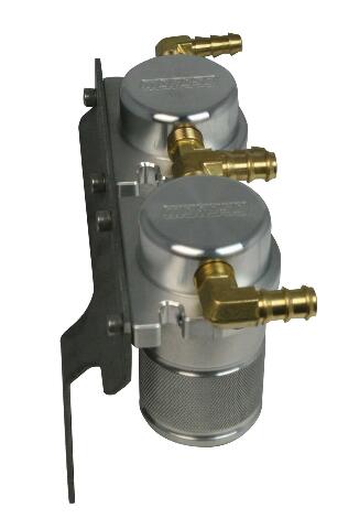 Moroso 85626 Small Body Air-Oil Separator (06-07 Subaru WRX/04-07 STI Top Mt Intercooler)