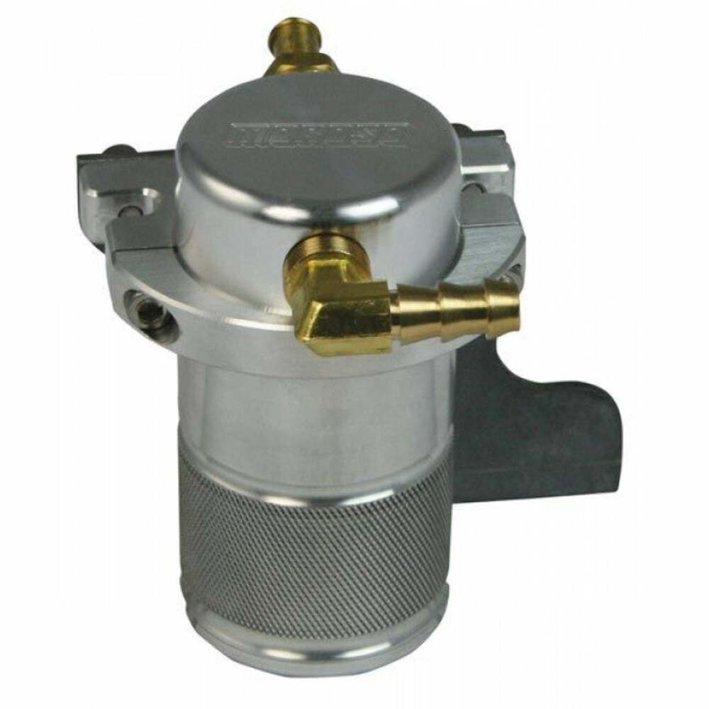 Moroso 85634 Small Body Air-Oil Separator (10-15 Chevy Camaro SS Edelbrock Supercharger)