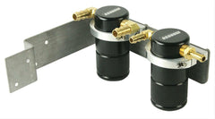 Moroso 85647 Black Twin Small Body Air-Oil Separator (08-14 Subaru STI Front Mt Intercooler)