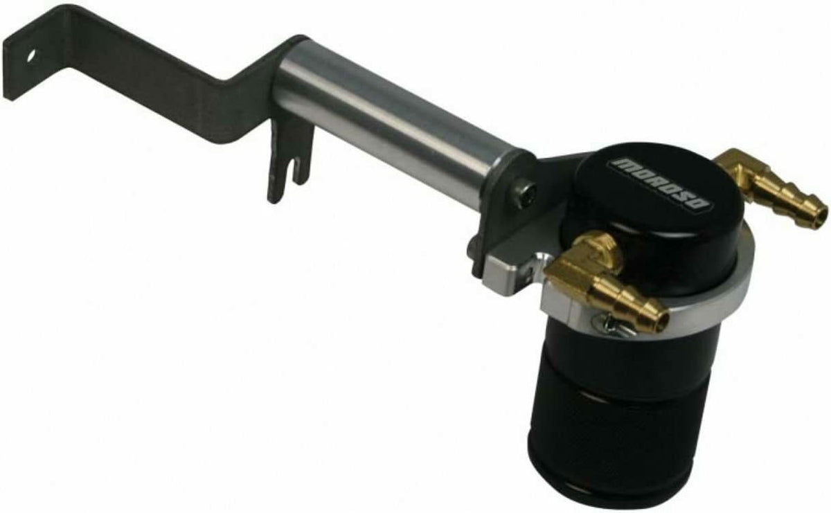 Moroso 85653 Black Small Body Air-Oil Separator (Chevy 10-15 Camaro SS/12-15 ZL1)