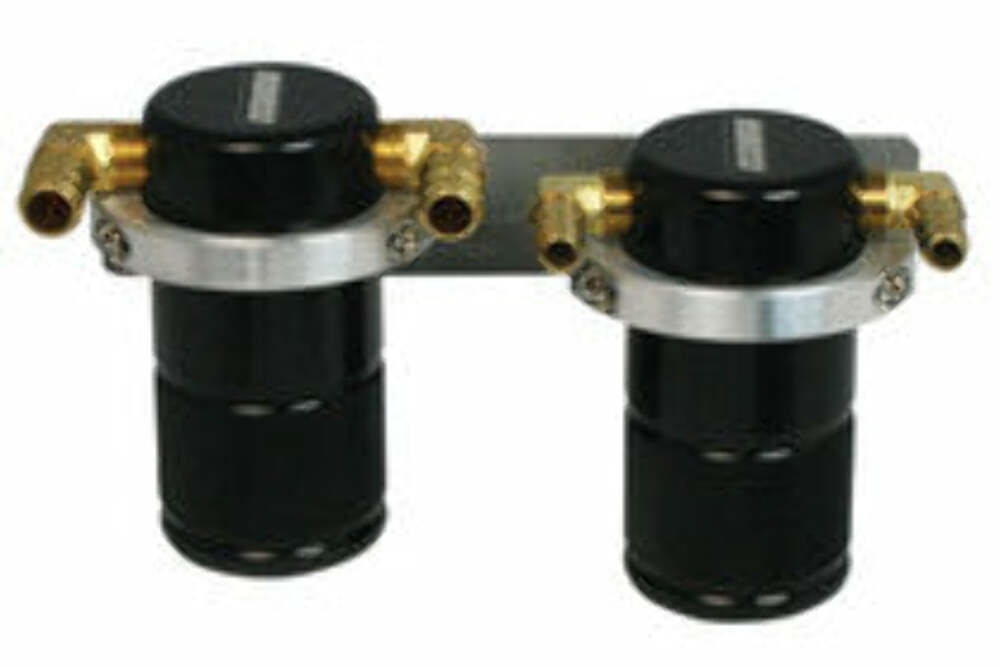 Moroso 85654 Small Body Air-Oil Separator (Subaru 06-07 WRX/04-07 STI Front Mt Intercooler)