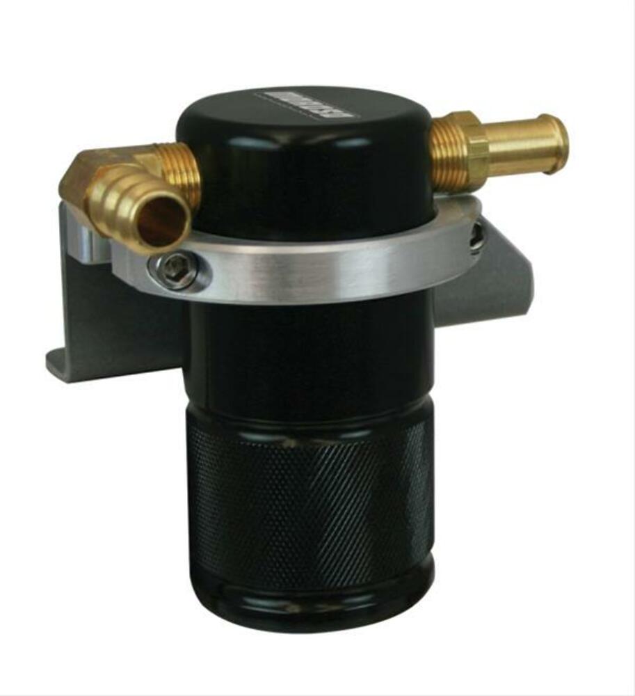 Moroso 85675 Black Small Body Air-Oil Separator (10-14 Volkswagen Golf/Jetta 2.0 T)