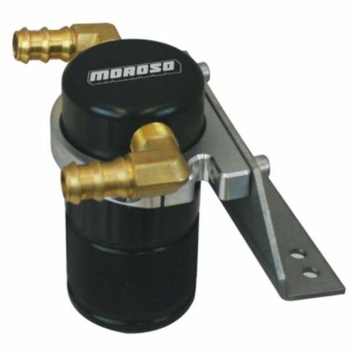 Moroso 85677 Black Small Body Air-Oil Separator (11-14 Ford F-150 Eco boost 5.0L)