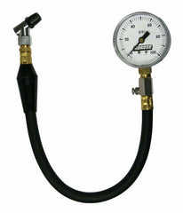 Moroso 89570 Dial Type Tire Pressure Gauge (0-100 PSI, 16.25 Hose, 2-5/8 Face)