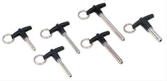 Moroso 90395 Heavy Duty Quick Release Pin (1/4dia., 2L, 9,200 lb Double Shear Load, 2pk)