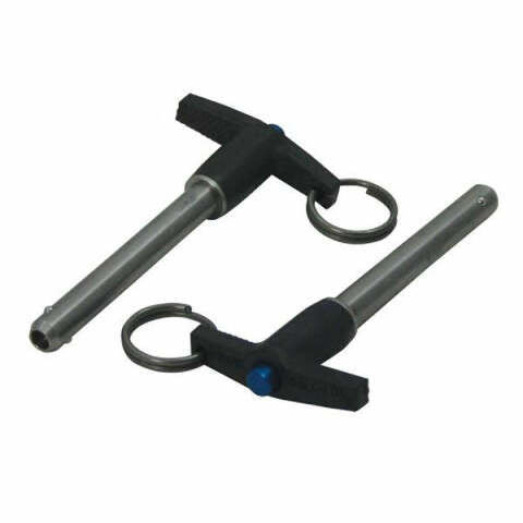 Moroso 90430 Heavy Duty Quick Release Pin (3/8dia., 3L, 20,600 lb Double Shear Load, 2pk)
