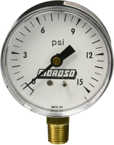 Moroso 97480 Gauge Head (For PN: 89550)