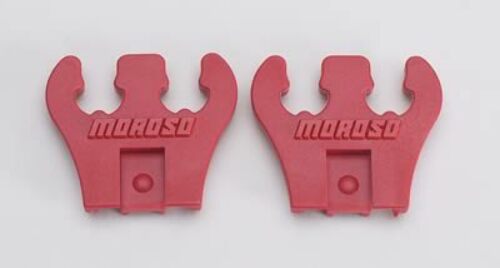 Moroso 97833 Direct Replacement Two-Hole Wire Loom (7-9mm, Red)