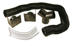 Maradyne MFA130 Louver kit - (2) 3 inch round louvers w/mounting brackets and flexhose