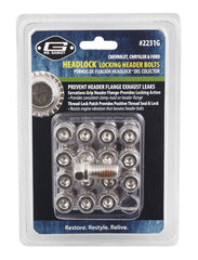 Mr. Gasket 2231G LOCK HEADER BLT SAE 16 PC