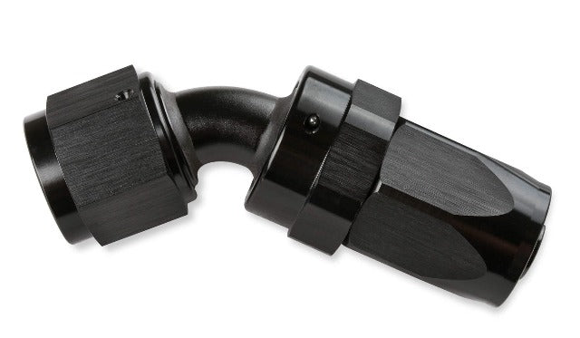 Mr. Gasket 224506-BL 45 DEG SWIVEL HOSE END -6 BLACK
