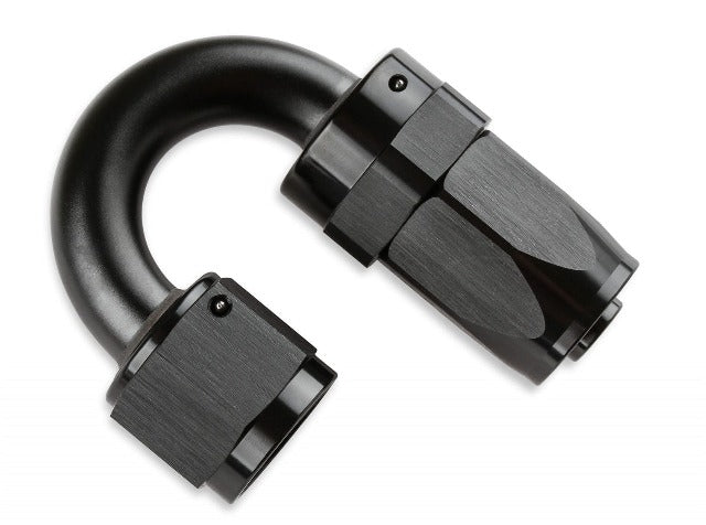 Mr. Gasket 231806-BL 180 DEG HOSE END -6 BLACK
