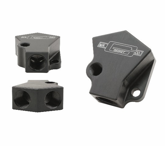Mr. Gasket 2961BL Y-FUEL BLOCK KIT BLACK