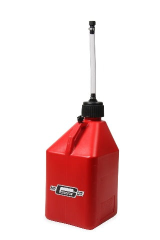 Mr. Gasket 36950G UTILITY JUG 5 GAL RED W/ HOSE SQUARE