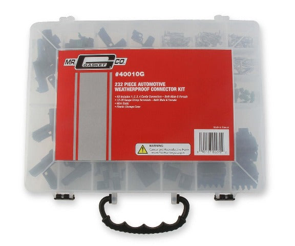 Mr. Gasket 40010G WEATHERPROOF CONNECTOR KIT 232 PIECES