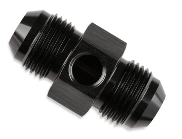 Mr. Gasket 400196-BL FUEL PRESS ADAPTER -8 MALE BLACK