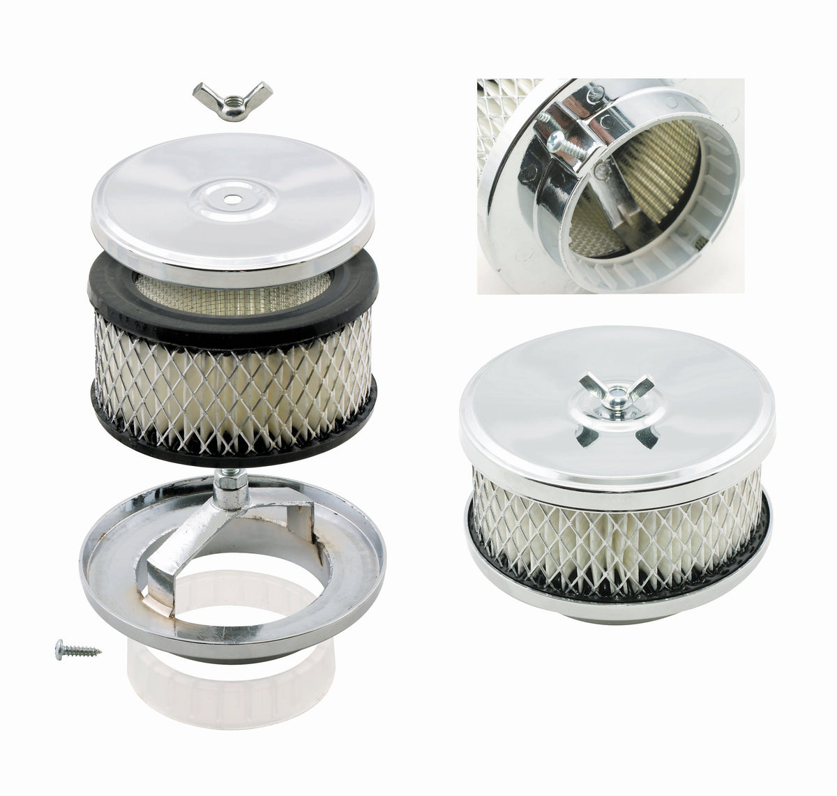 Mr. Gasket 4354 DEEP DISH AIR CLNR 4 DIA