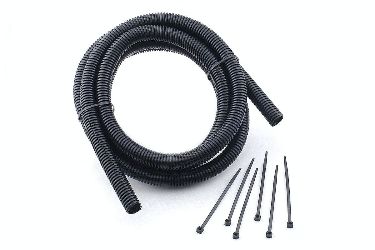 Mr. Gasket 4510 WIRE COVER KIT 6L X 1/2 BLCK