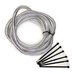 Mr. Gasket 4521 SPLIT LOOM 8 x 3/8CHROME