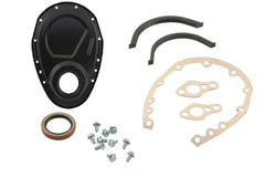 Mr. Gasket 4590BP KIT,TIM CVR SB CHEV FLAT BLK