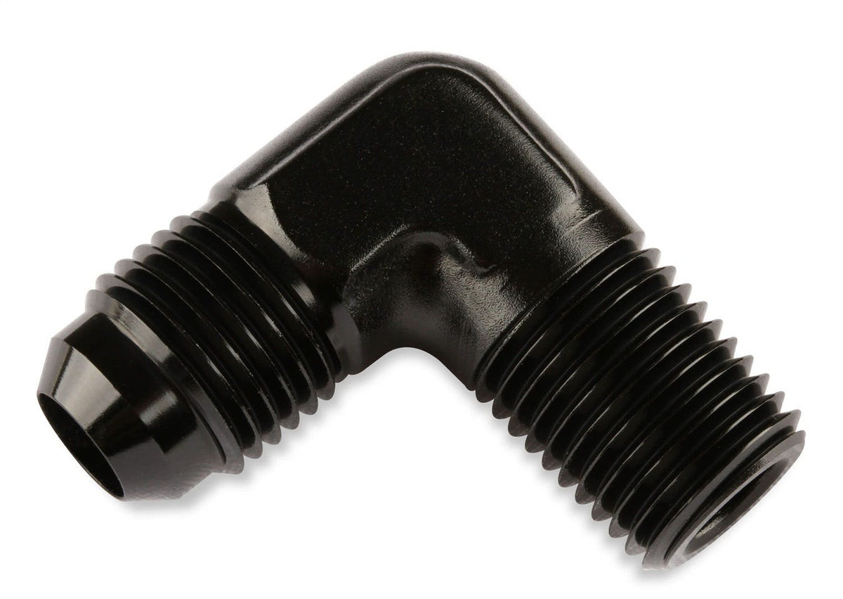 Mr. Gasket 482208-BL 90 DEG -8 MALE TO 3/8 IN. NPT BLACK
