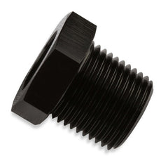 Mr. Gasket  1/4 inch MALE x 1/8 inch Female NPT Bushing Black 491201-BL