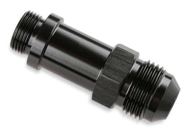 Mr. Gasket 491978 CARB ADAPTER -8 TO 9/16-24 HOLLEY BLACK